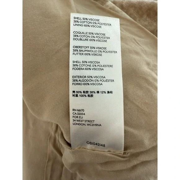 Free People Dust To Dust Crushed Velvet Tan Mini Skirt Festival size 2 - Picture 10 of 12